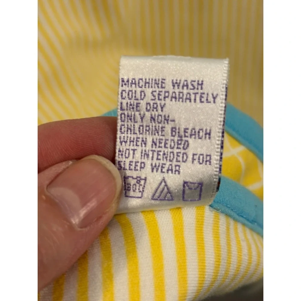 VTG Gymboree Sunny Summer 100% Cotton Baby Blanket Fish 1997